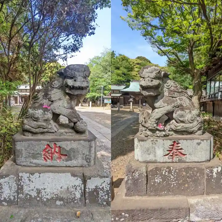 畑子安神社の狛犬