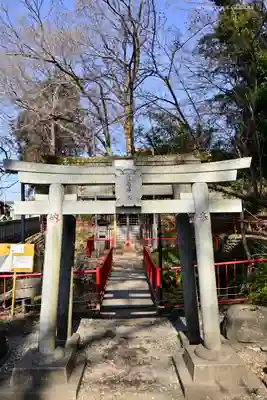 谷保天満宮の鳥居
