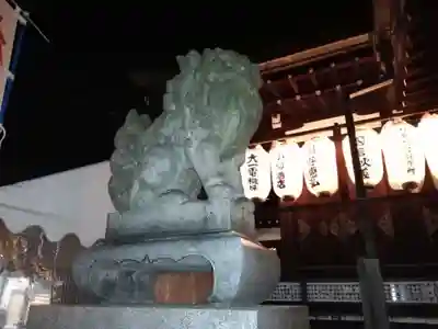 御幸森天神宮の狛犬