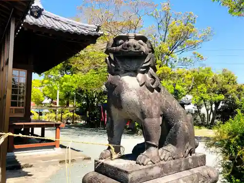 青木天満宮の狛犬