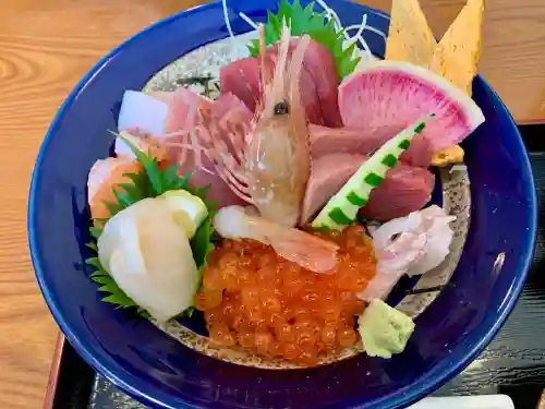 早馬神社の食事