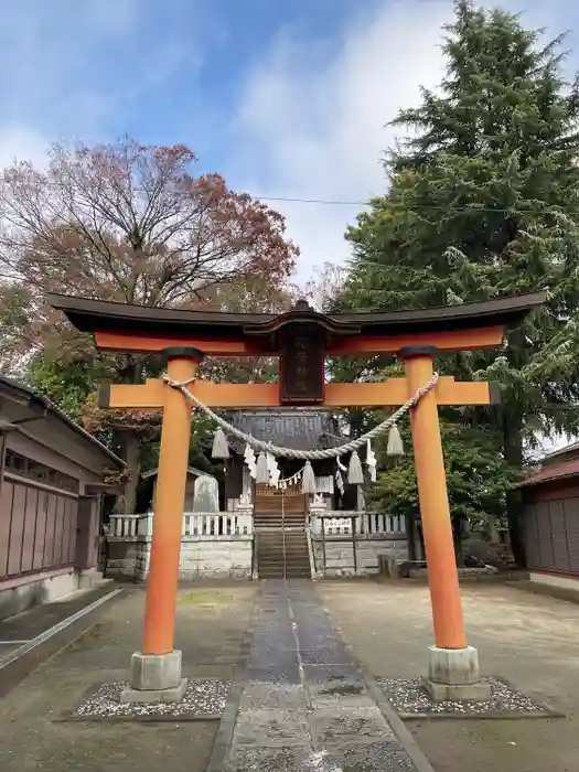 五社稲荷神社の鳥居