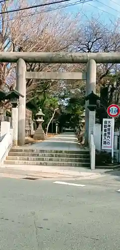 意富比神社の鳥居