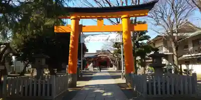 旗岡八幡神社の鳥居