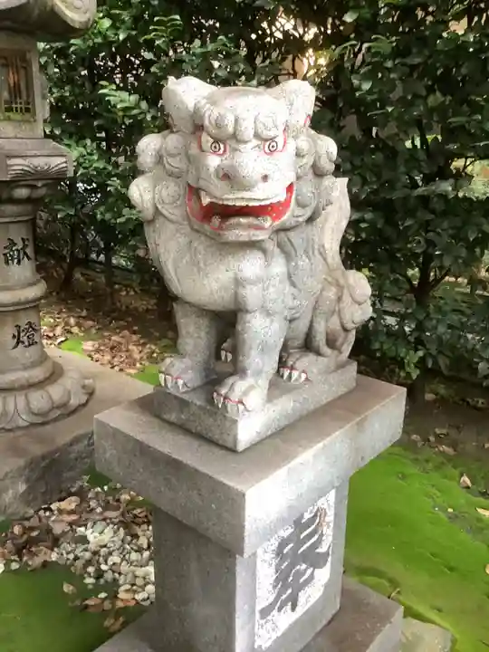 大直禰子神社の狛犬