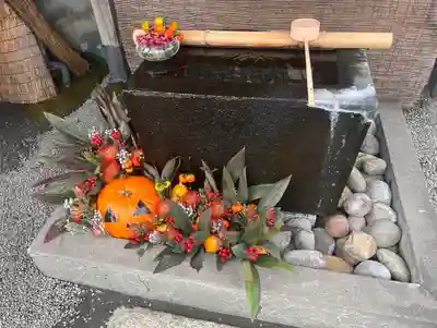 上尾御嶽神社の手水舎
