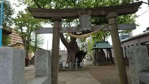 阿邪訶根神社の鳥居