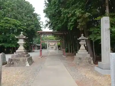 諏訪神社の鳥居