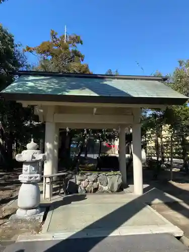 三重縣護國神社の手水舎