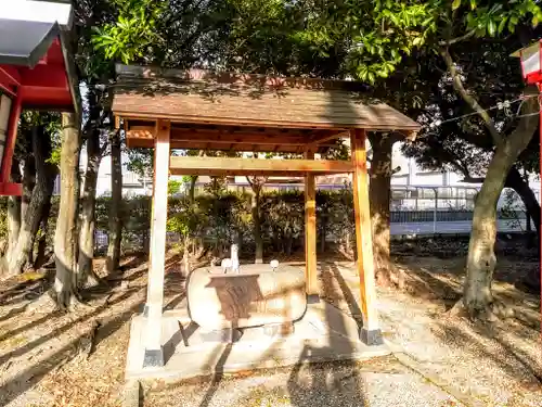 神明社（加福神明社）の手水舎