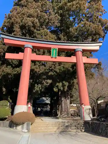 河口浅間神社の鳥居