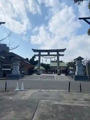 難波大社 生國魂神社の鳥居