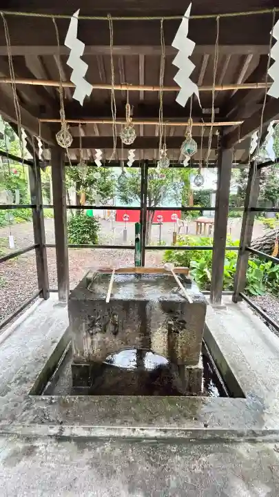 船魂神社の手水舎