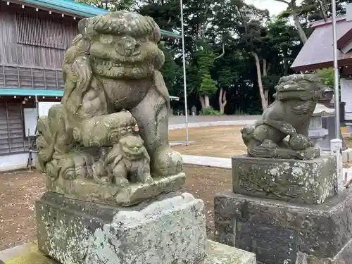 佐波波地祇神社の狛犬