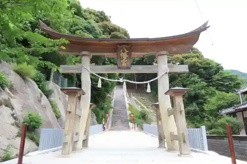 船津八幡神社の鳥居