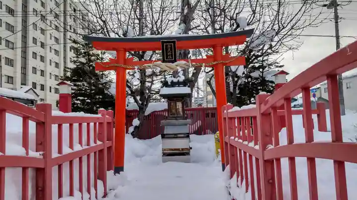 旭川銀座弁天神社の鳥居