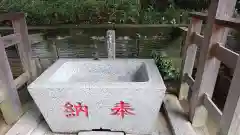 弥生神社の手水