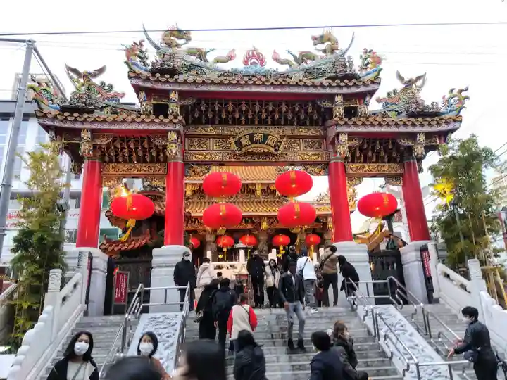 横濱関帝廟の本殿・本堂