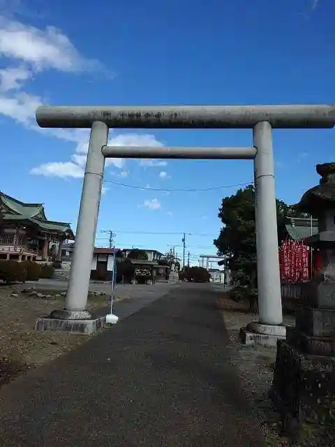 福生神明社の鳥居