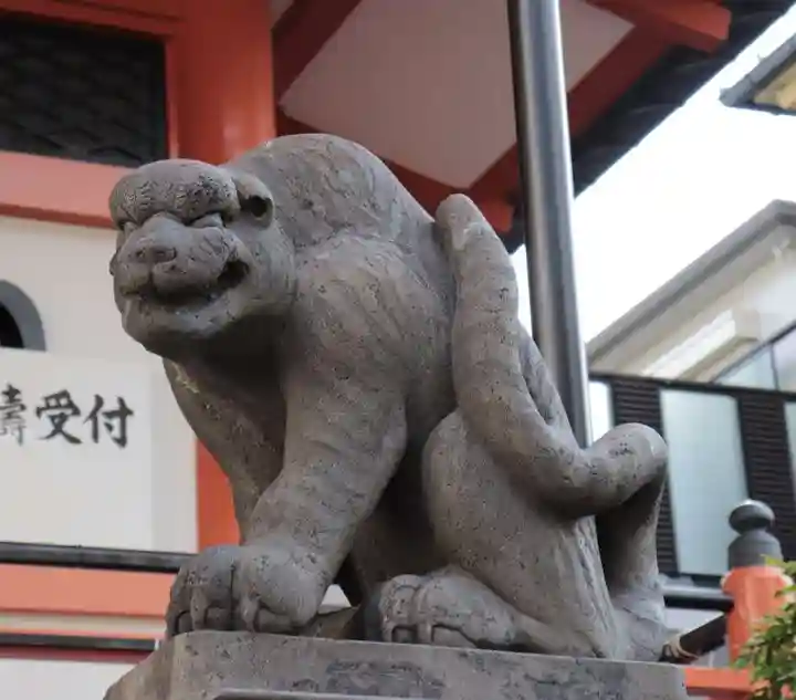善國寺の狛犬
