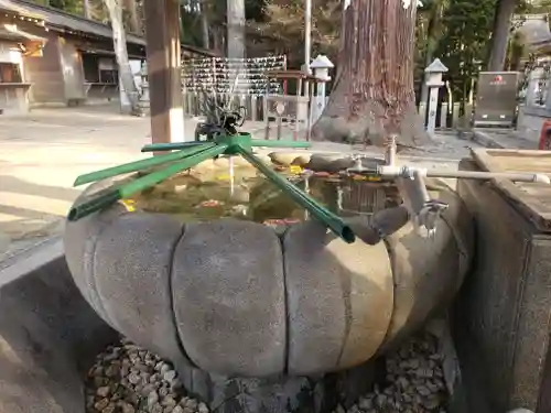 田村神社の手水舎