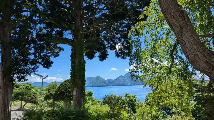 洞爺寺の景色
