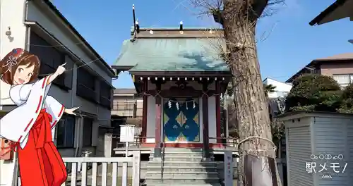 梅田稲荷神社の本殿・本堂