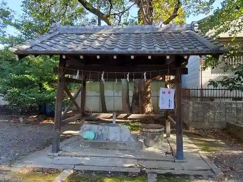 天武天皇社の手水舎