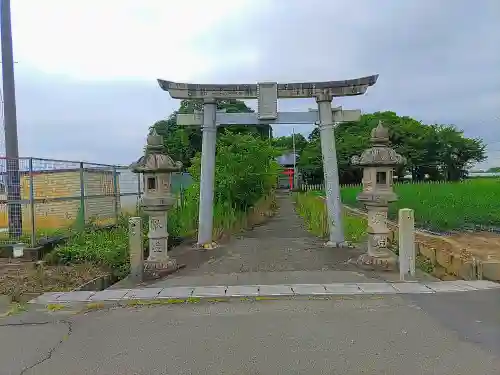 八幡社の鳥居