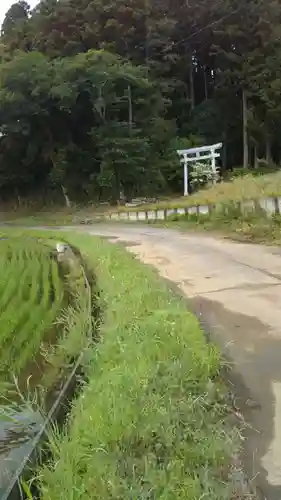 保呂輪神社の鳥居