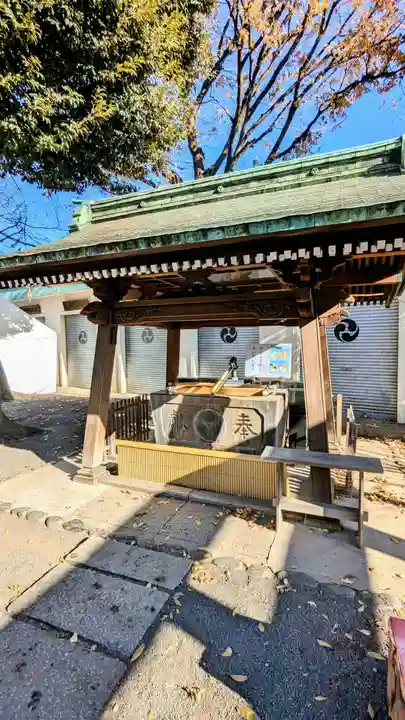 七社神社の手水舎