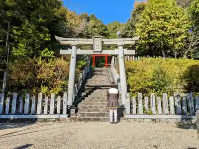 山口八幡社の鳥居