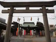 三輪里稲荷神社の鳥居