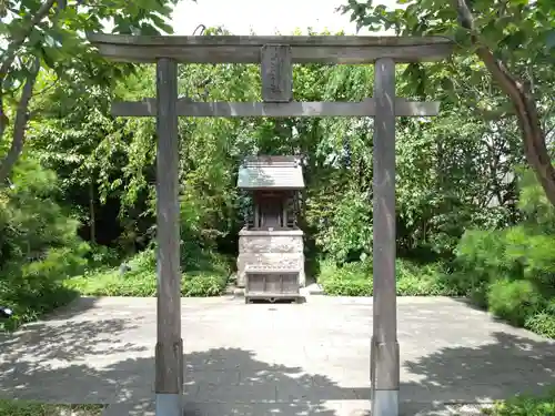鉄道神社の鳥居