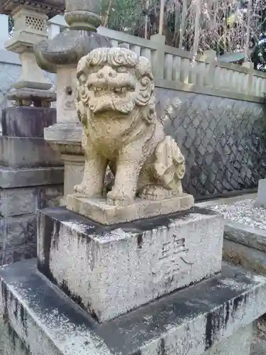 神峰神社の狛犬