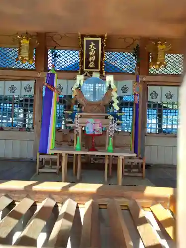 大西神社の本殿・本堂