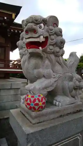 雷香取神社の狛犬