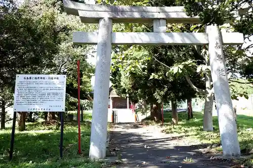 市渡稲荷神社の鳥居