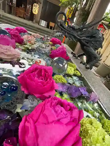 蛇窪神社の手水舎