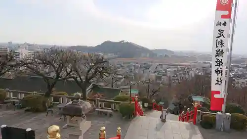 足利織姫神社の景色