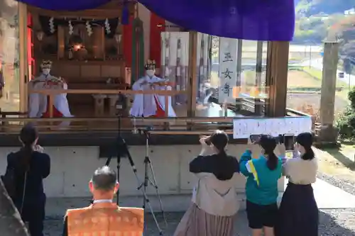 長屋神社の神楽