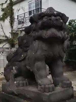 白山神社の狛犬