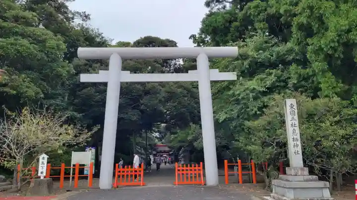 息栖神社の鳥居