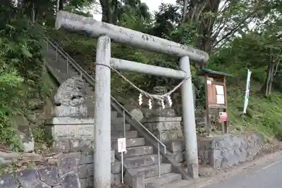 阿久津「田村神社」(郡山市阿久津町)旧社名:伊豆箱根三嶋三社の鳥居