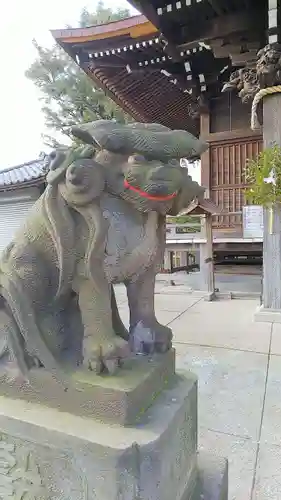 八幡橋八幡神社の狛犬