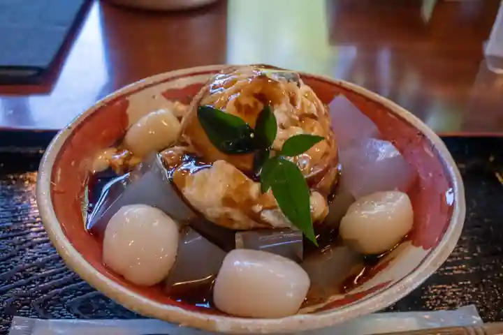 白山比咩神社の食事