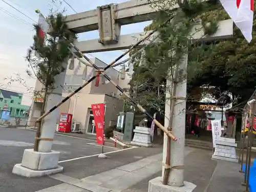 金ヶ作熊野神社の鳥居