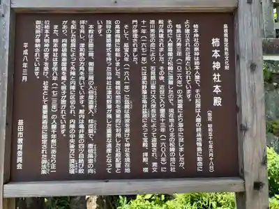 高津柿本神社の歴史