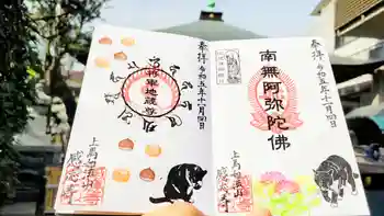 感応寺の御朱印 2023年11月