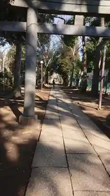 八雲氷川神社の鳥居